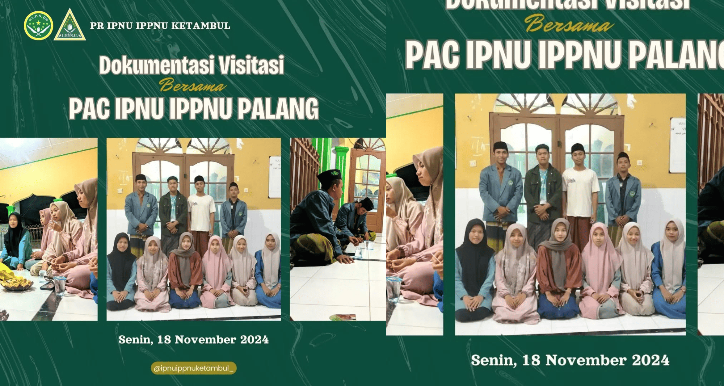 VISITASI Kunjungan dari PAC Palang ke IPNUIPPNU Desa Ketambul