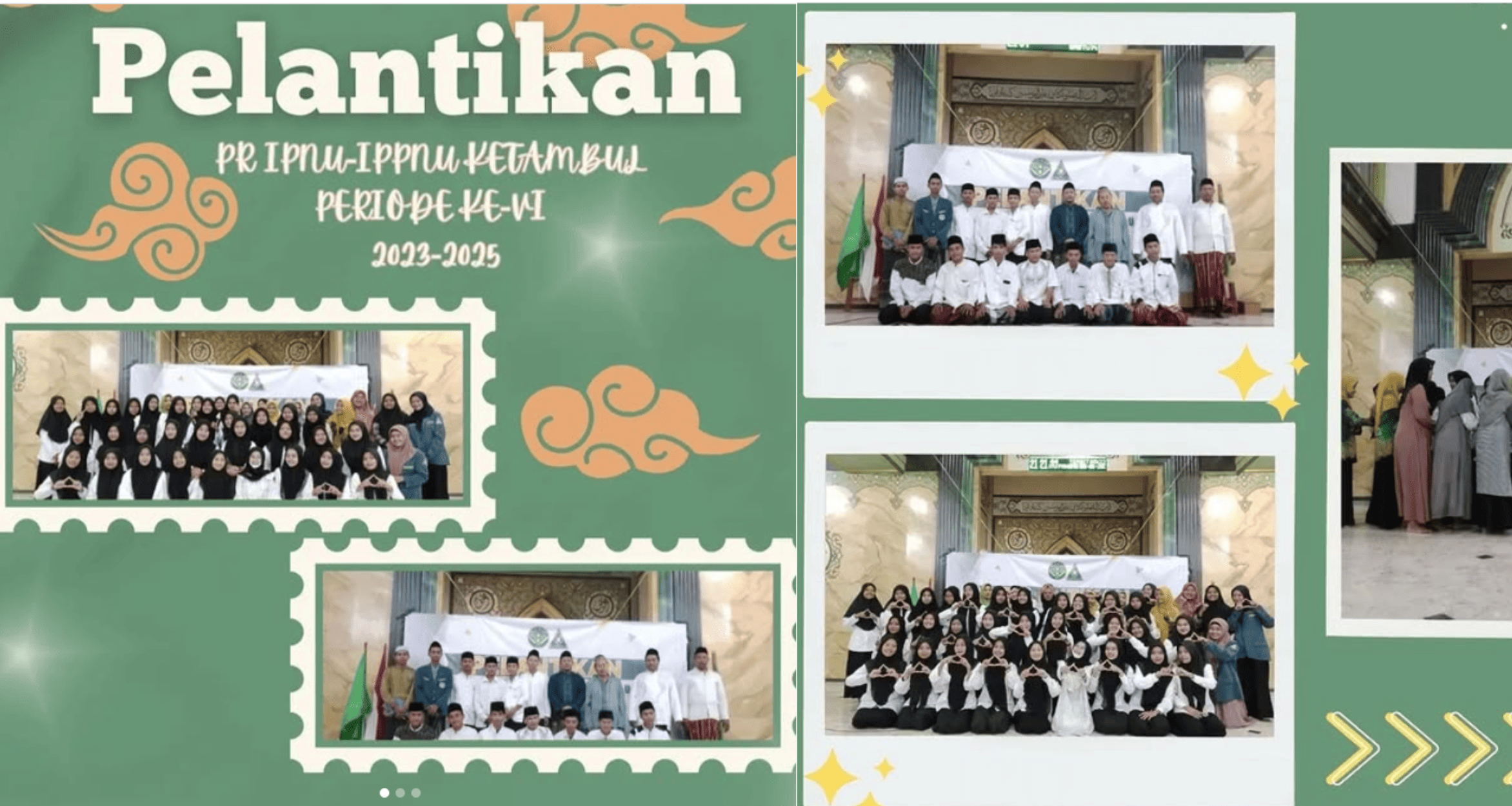 PELANTIKAN IPNUIPPPNU PR KETAMBUL PERIODE 2023-2025