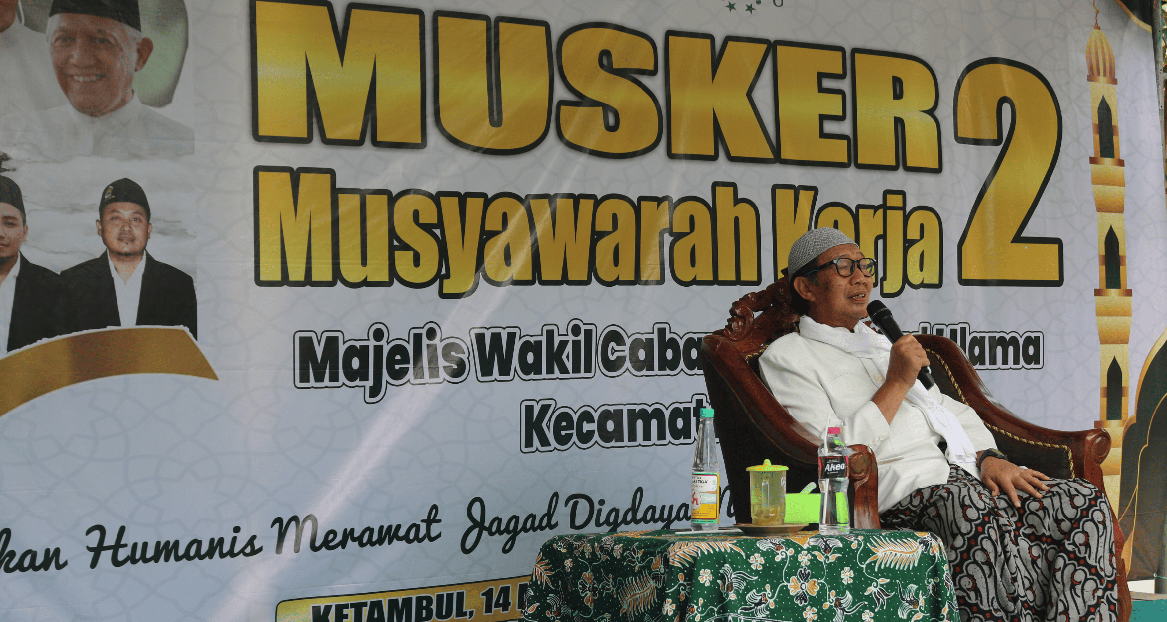 MUSKER KE-2 MWCNU KEC. PALANG, BEGINI PESAN PAK HUDA